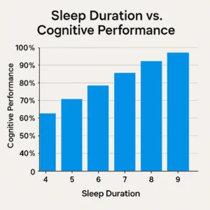 Infographic of Sleep Duration V Performance